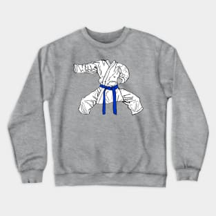 Martial Arts: Katate Gi Blue Belt Crewneck Sweatshirt